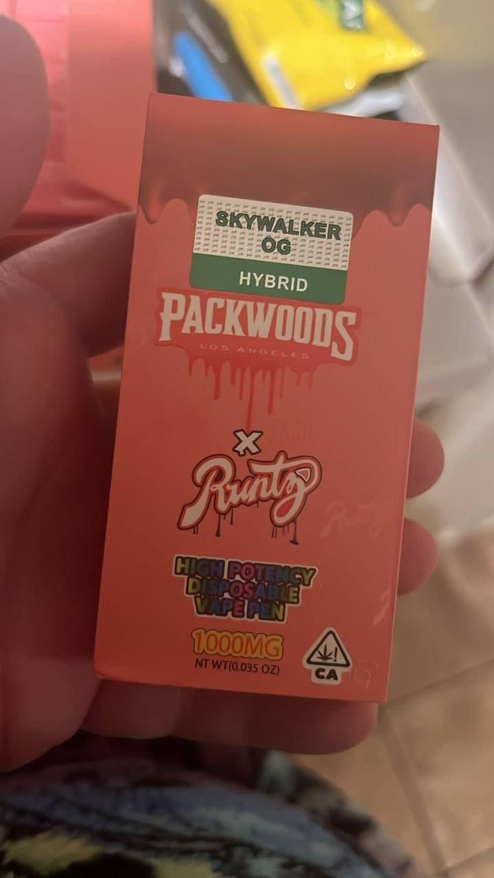 Packwoods x Runtz vapes